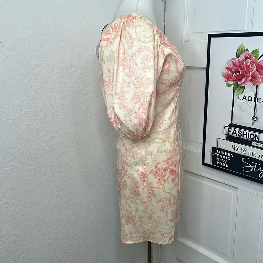 NWT Laura Ashley x Urban Outfitters Floral Mini Dress Size S - Picture 3 of 8